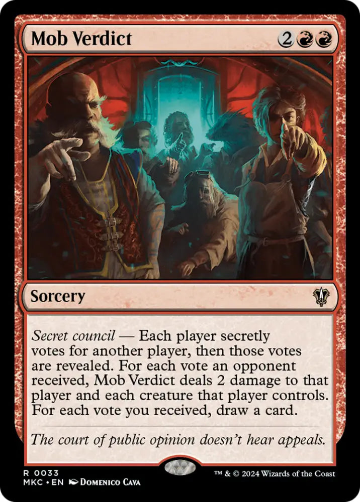 Mob Verdict [Murders at Karlov Manor Commander] - MTG Single