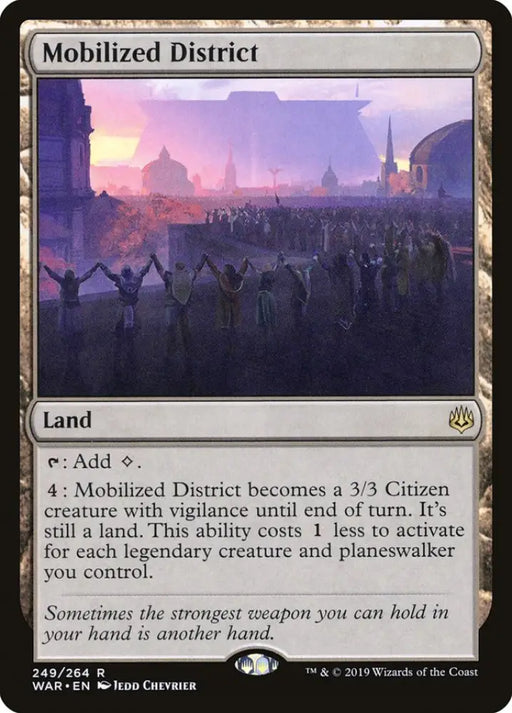 Mobilized District [War of the Spark] - MTG Single