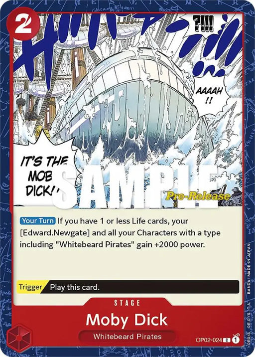 Moby Dick (OP02-024) [Paramount War Pre-Release Cards]