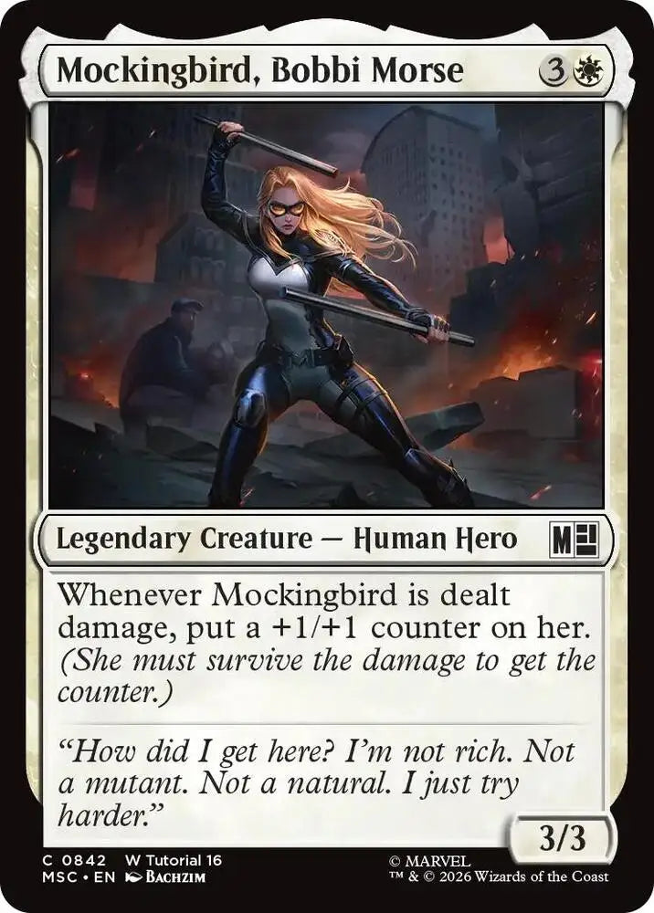 Mockingbird, Bobbi Morse (0842) [Marvel Super Heroes Commander]