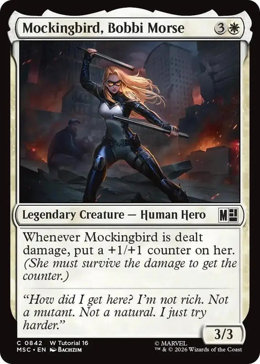 Mockingbird, Bobbi Morse (0842) [Marvel Super Heroes Commander]