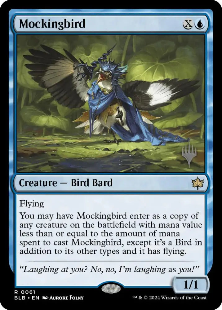 Mockingbird (Promo Pack) [Bloomburrow Promos] - MTG Single