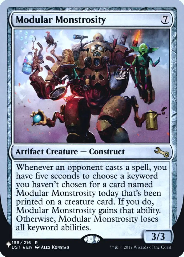 Modular Monstrosity (Unfinity Foil Edition) [The List] - MTG Single