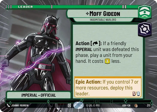 Moff Gideon - Indomitable Warlord (Hyperspace) (272) [Ashes of the Empire]