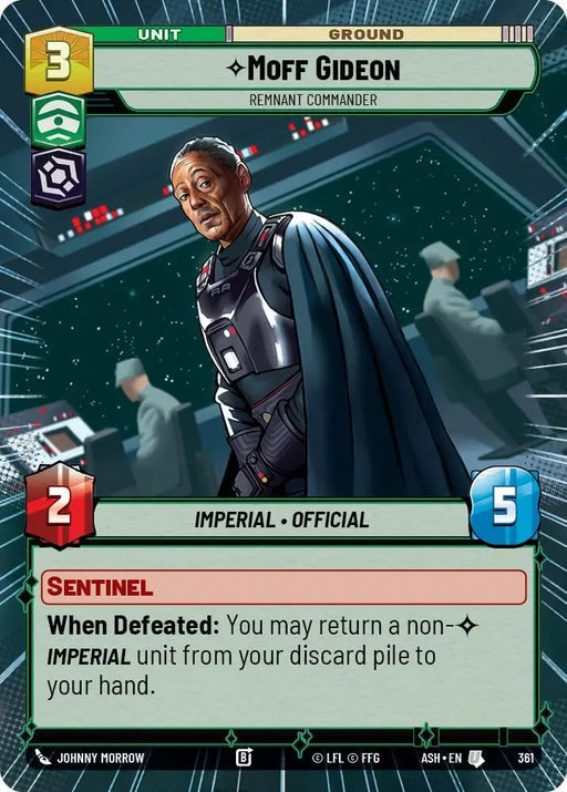 Moff Gideon - Remnant Commander (Hyperspace) (361) [Ashes of the Empire]