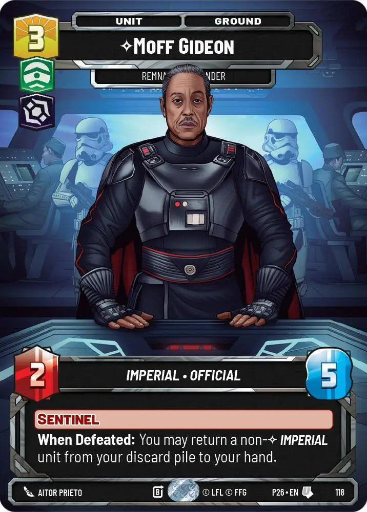Moff Gideon - Remnant Commander (Participation) (118) [Galactic Championship 2026]