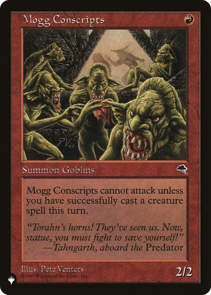 Mogg Conscripts [The List] - MTG Single