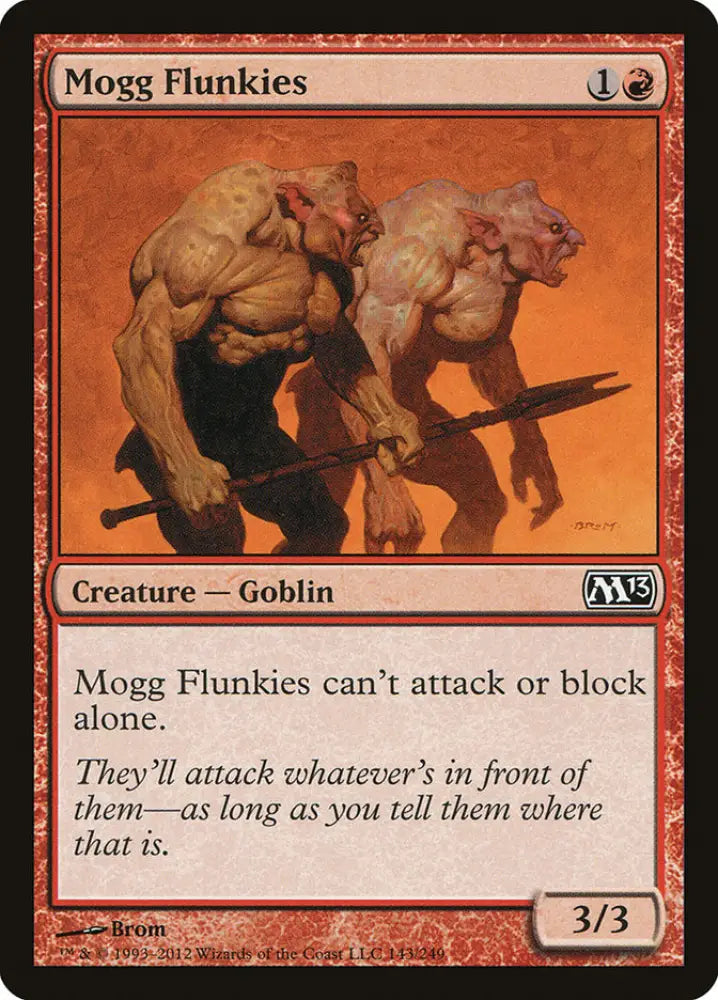 Mogg Flunkies [Magic 2013] - MTG Single