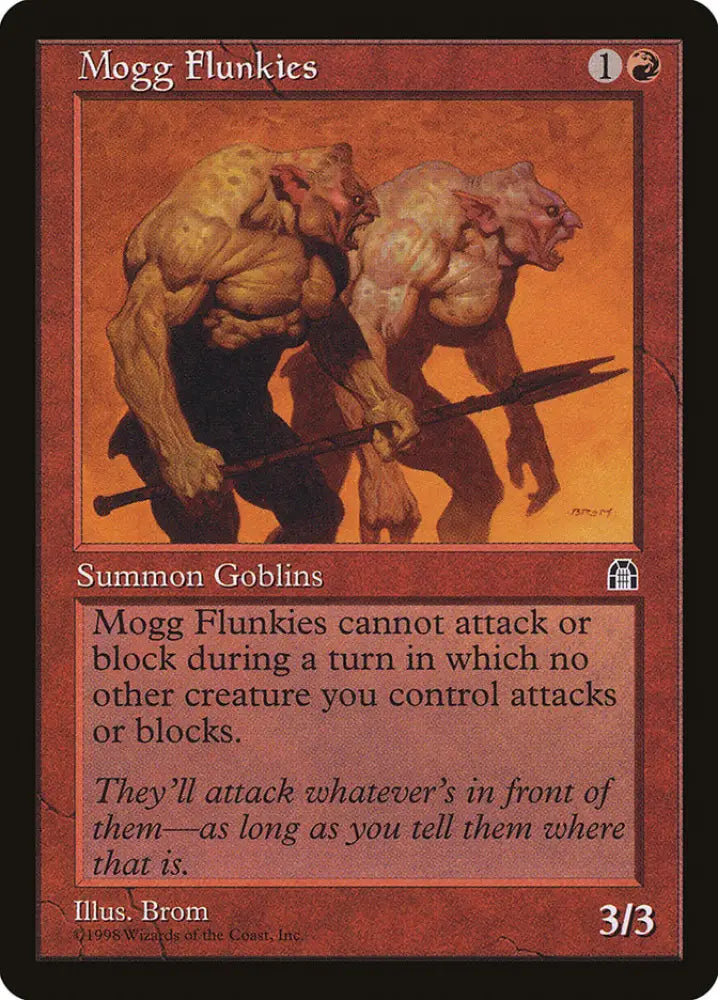 Mogg Flunkies [Stronghold] - MTG Single