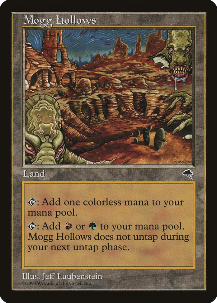 Mogg Hollows [Tempest] - MTG Single