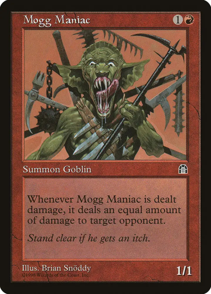 Mogg Maniac [Stronghold] - MTG Single