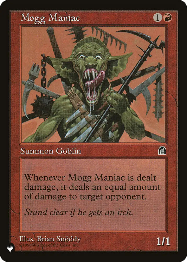 Mogg Maniac [The List] - MTG Single