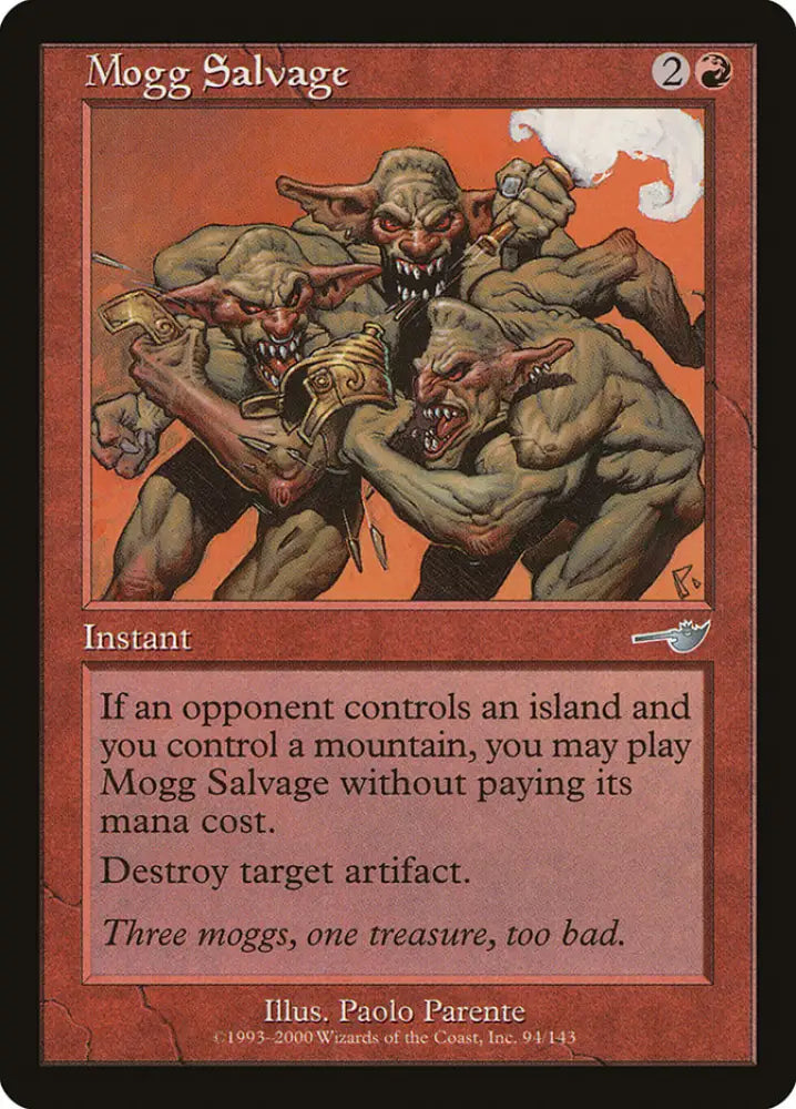 Mogg Salvage [Nemesis] - MTG Single