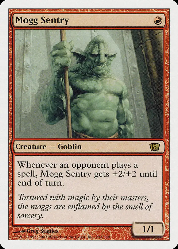 Mogg Sentry (203) [Eighth Edition] - MTG Single