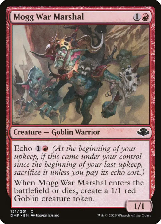 Mogg War Marshal [Dominaria Remastered] - MTG Single