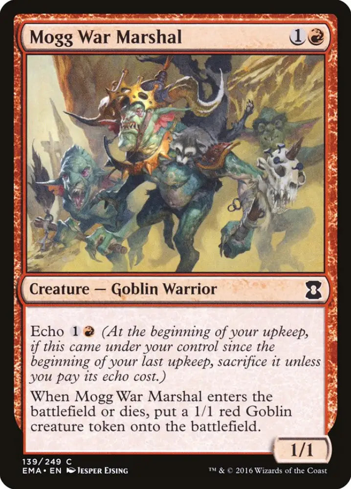 Mogg War Marshal [Eternal Masters] - MTG Single