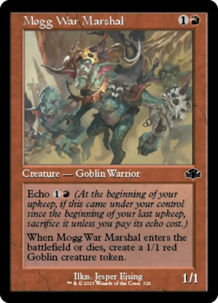 Mogg War Marshal (Retro) [Dominaria Remastered] - MTG Single
