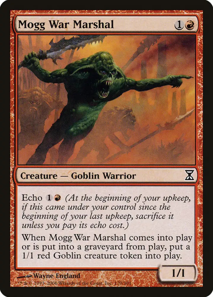 Mogg War Marshal [Time Spiral] - MTG Single