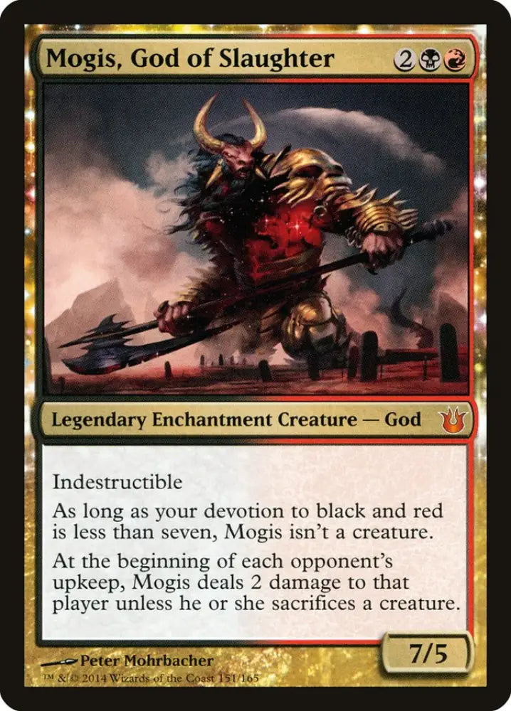 Mogis God of Slaughter [Born of the Gods] - MTG Single