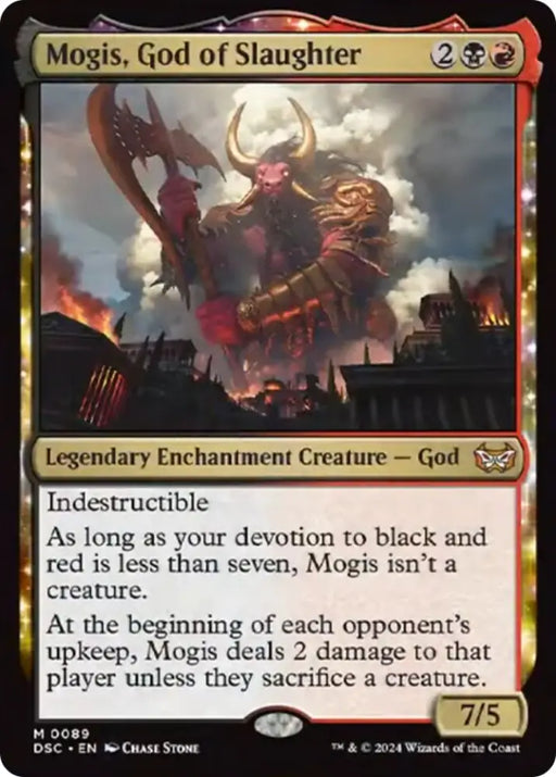 Mogis God of Slaughter [Duskmourn: House of Horror Commander] - MTG Single