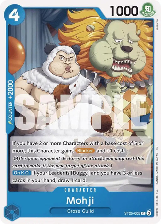 Mohji (ST25-005) [Starter Deck 25: BLUE Buggy]