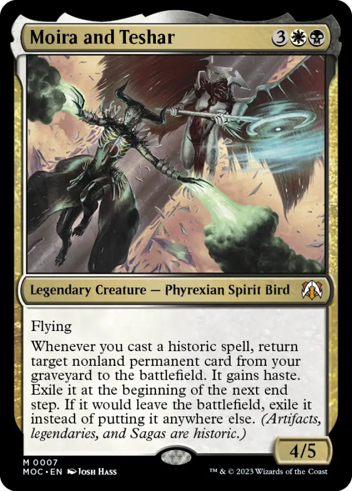 Moira and Teshar [March of the Machine Commander] - MTG Single