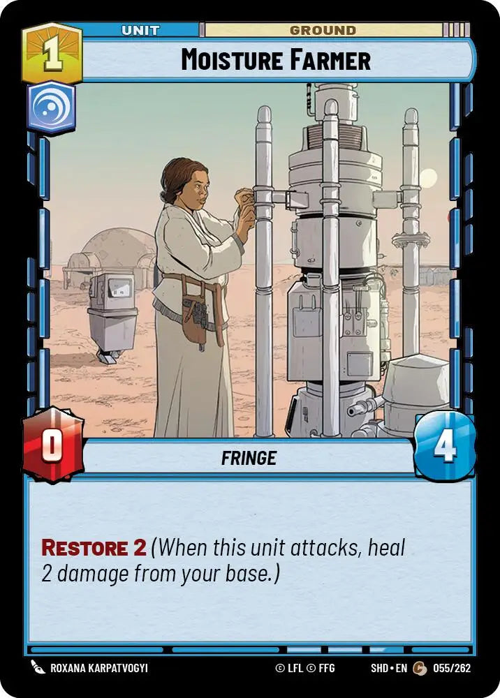 Moisture Farmer (055/262) [Shadows of the Galaxy] - Star Wars: Unlimited Single