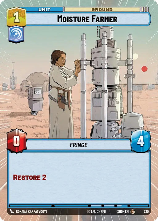 Moisture Farmer (Hyperspace) (330) [Shadows of the Galaxy] - Star Wars: Unlimited Single