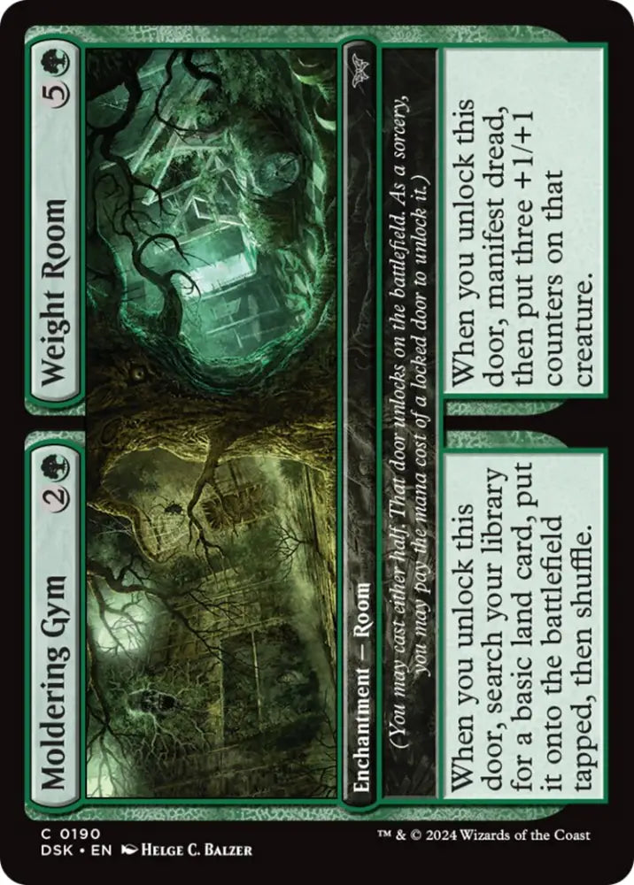 Moldering Gym // Weight Room [Duskmourn: House of Horror] - MTG Single