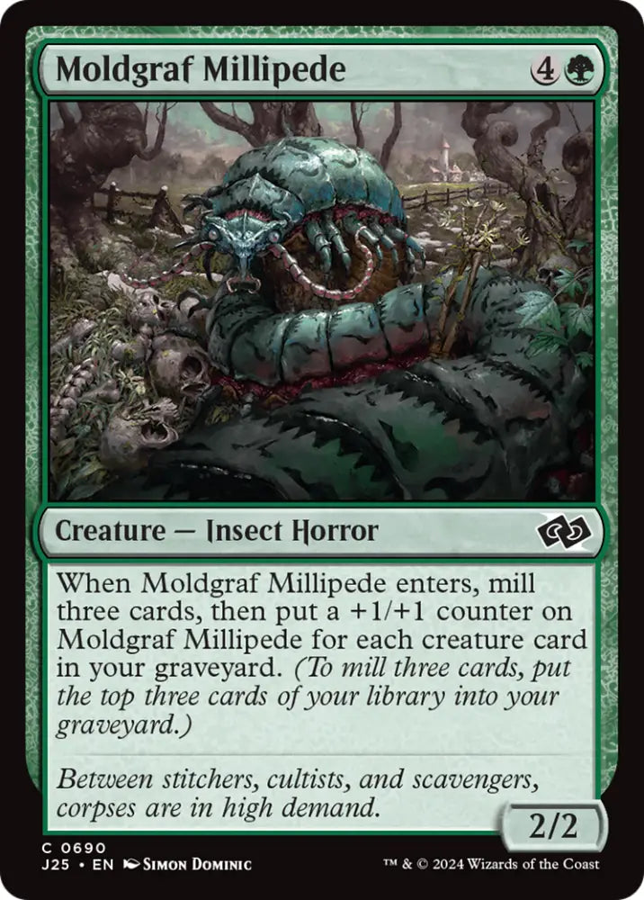 Moldgraf Millipede [Foundations Jumpstart] - MTG Single
