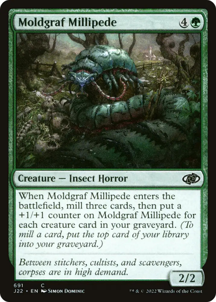 Moldgraf Millipede [Jumpstart 2022] - MTG Single