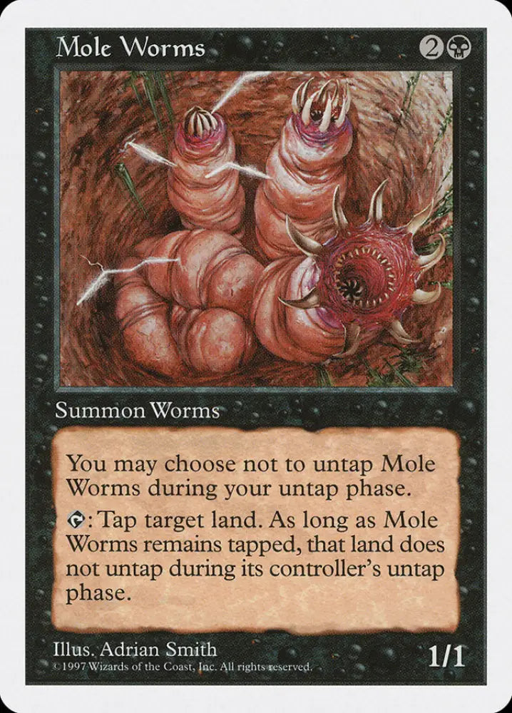 Mole Worms [Fifth Edition] - MTG Single