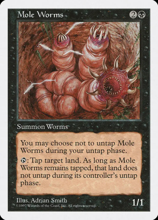 Mole Worms [Fifth Edition] - MTG Single