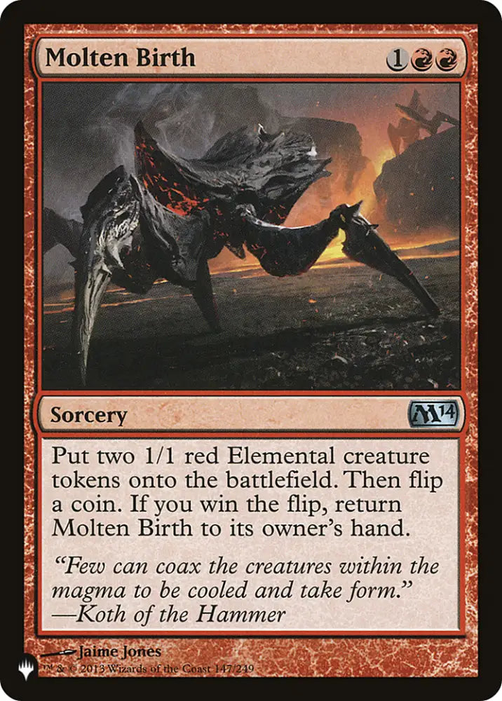 Molten Birth [The List] - MTG Single