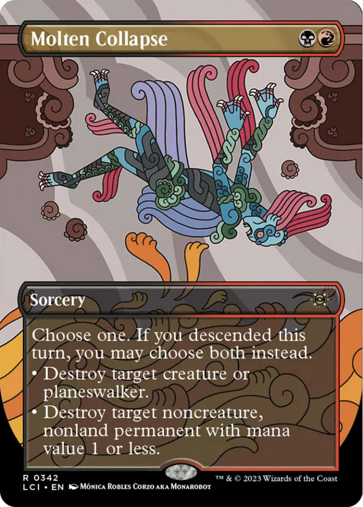 Molten Collapse (Borderless) [The Lost Caverns of Ixalan] - MTG Single