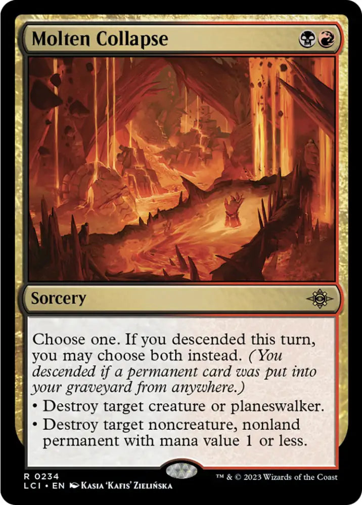 Molten Collapse [The Lost Caverns of Ixalan] - MTG Single