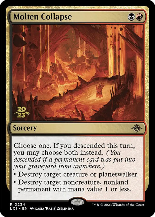 Molten Collapse [The Lost Caverns of Ixalan Prerelease Cards] - MTG Single