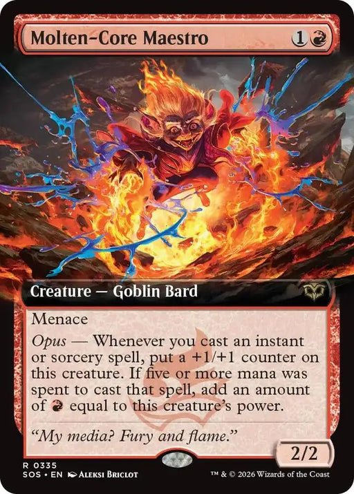 Molten-Core Maestro (Extended Art) (335) [Secrets of Strixhaven]