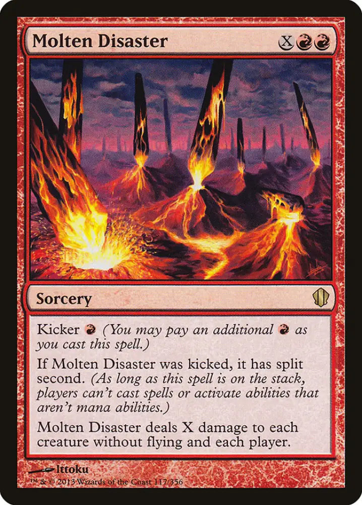 Molten Disaster [Commander 2013] - MTG Single