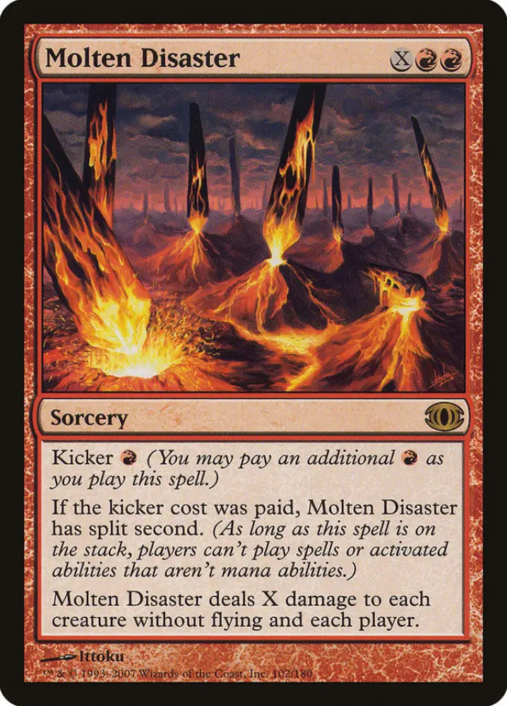 Molten Disaster [Future Sight] - MTG Single