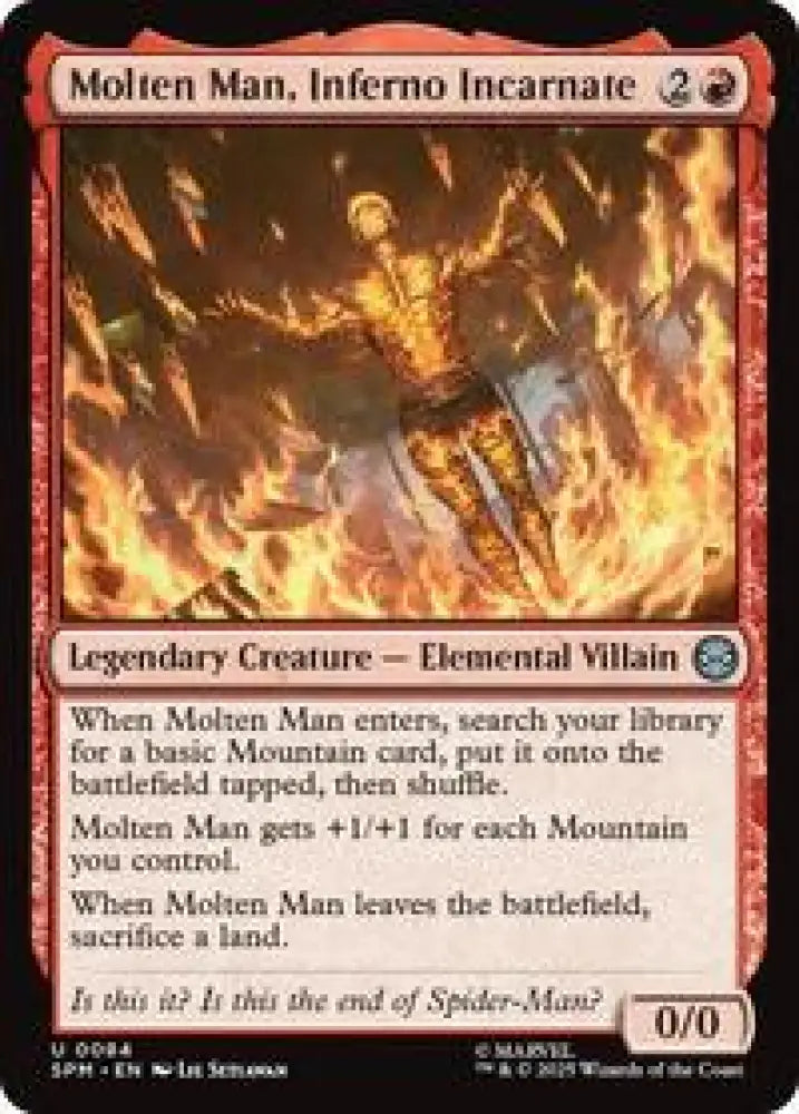 Molten Man, Inferno Incarnate (84) [Marvel's Spider-Man]