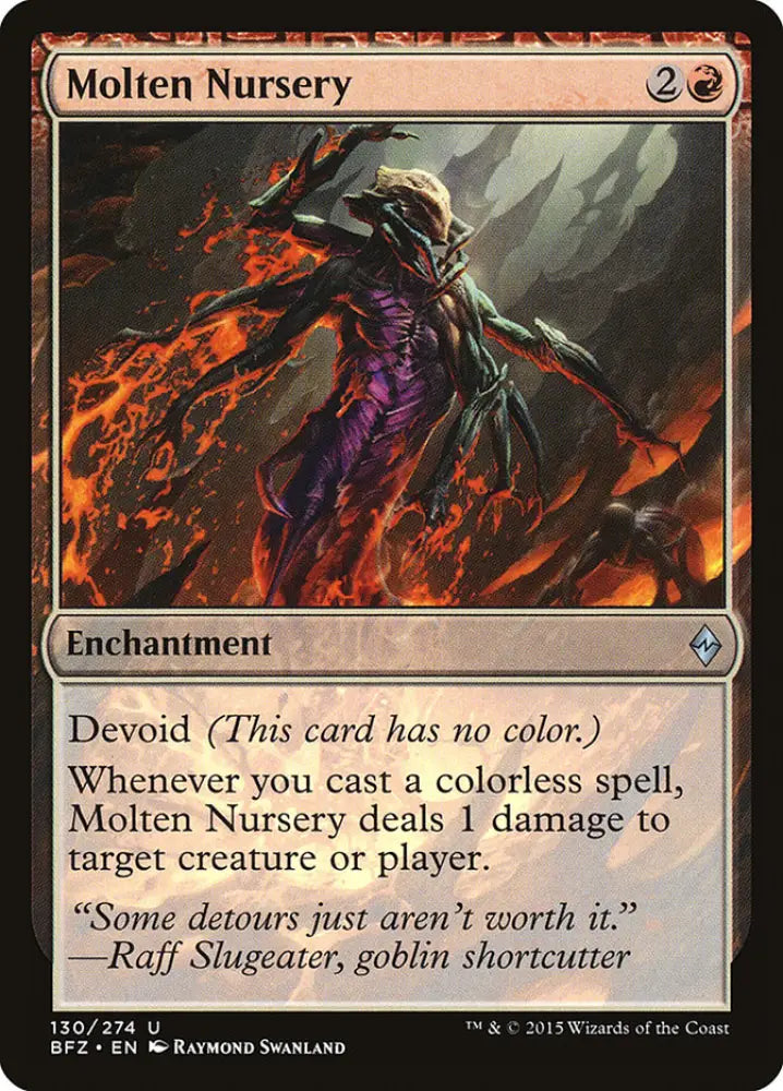 Molten Nursery [Battle for Zendikar] - MTG Single