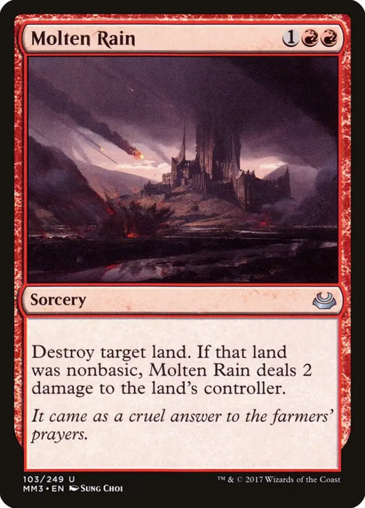 Molten Rain [Modern Masters 2017] - MTG Single
