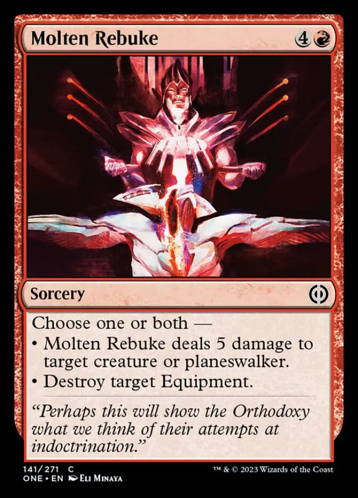 Molten Rebuke [Phyrexia: All Will Be One] - MTG Single