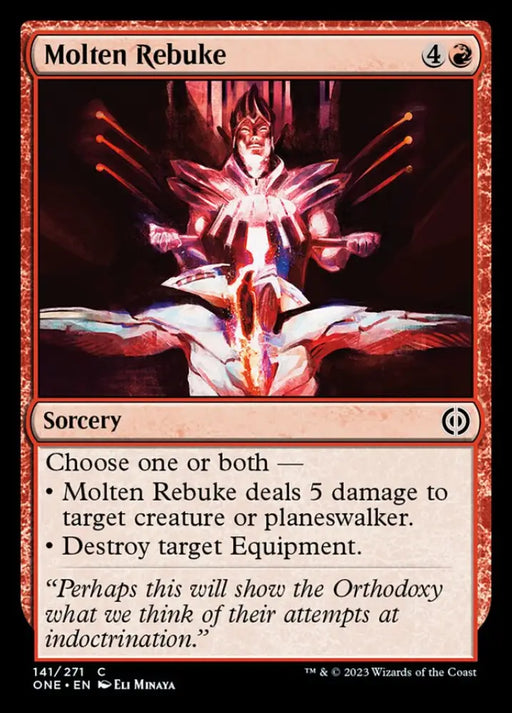 Molten Rebuke [Phyrexia: All Will Be One] - MTG Single