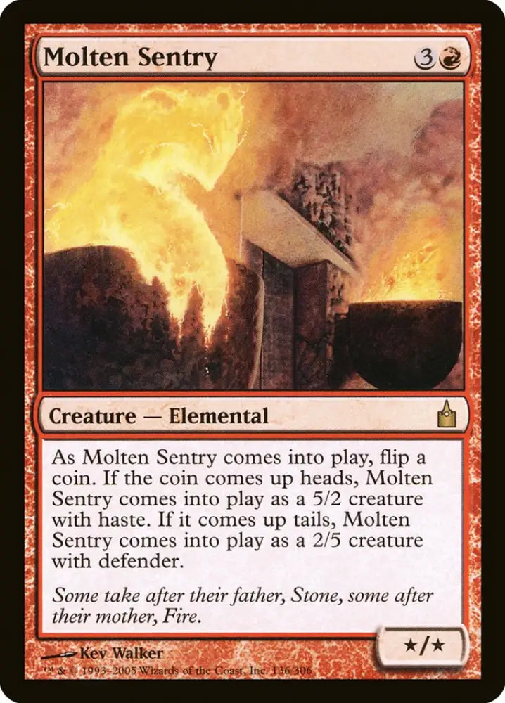 Molten Sentry [Ravnica: City of Guilds] - MTG Single