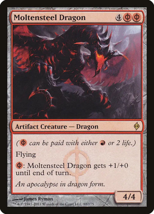Moltensteel Dragon [New Phyrexia] - MTG Single