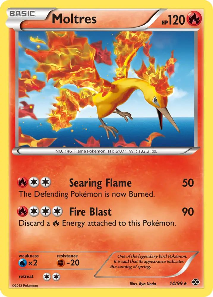 Moltres (14/99) [Black & White: Next Destinies] - Pokemon Single
