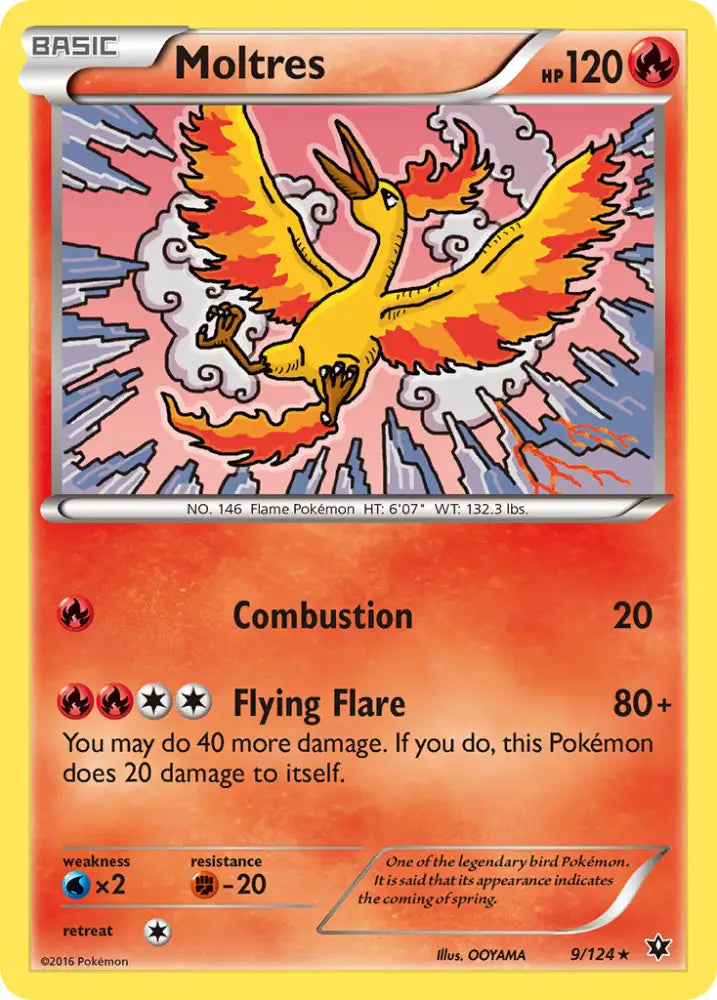 Moltres (9/124) [XY: Fates Collide] - Pokemon Single