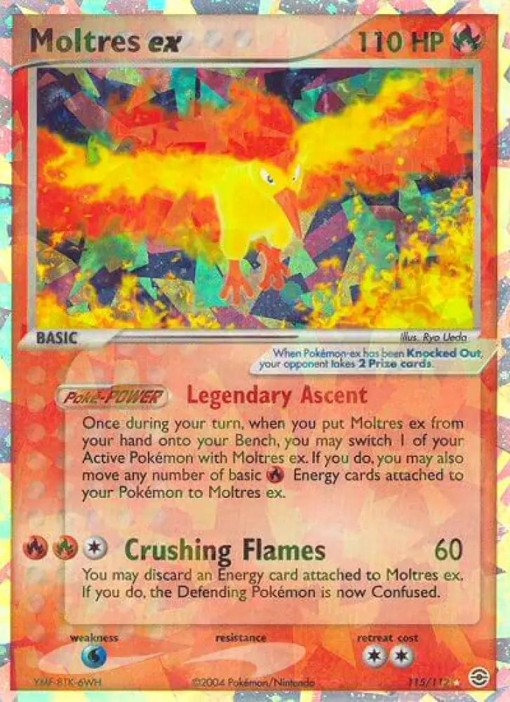 Moltres ex (115/112) [EX: FireRed & LeafGreen] - Pokemon Single